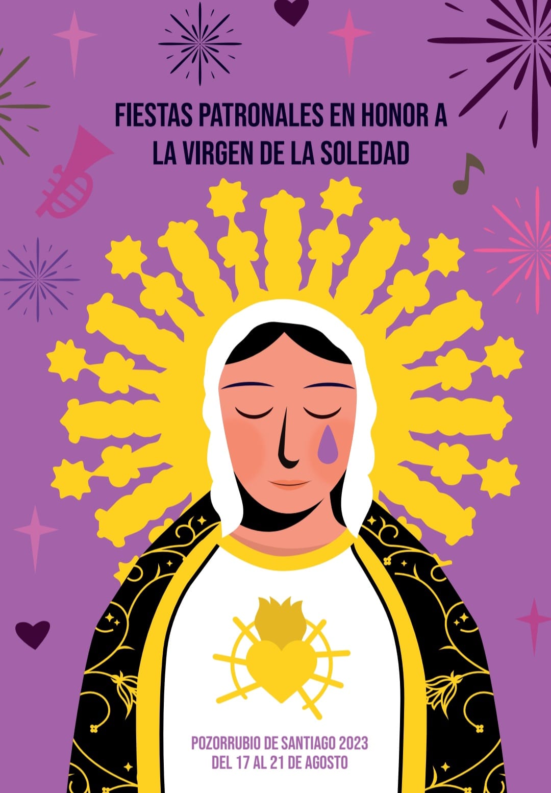 Fiestas patronales en honor de Nuestra Señora de la Soledad 2023 Pozorrubio de Santiago